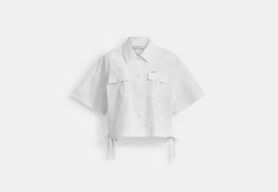 Coach Outlet Shirt In Organic Cotton In White