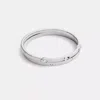 Coach Outlet Signature Bangle Set In Metallic
