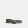 Coach Outlet Signature Buckle Cut To Size Reversible Eliza Belt, 18 Mm In Beige