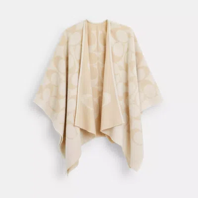 Coach Outlet Signature Cape In White