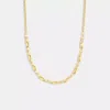 Coach Outlet Signature Chain Link Necklace In Gold