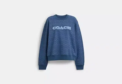 Coach Outlet Signature Crewneck In Multi