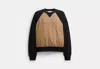 Coach Outlet Signature Crewneck Sweatshirt In Brown