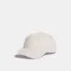 Coach Outlet Signature Denim Baseball Hat In White