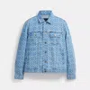 Coach Outlet Signature Denim Jacket In Multi