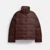 Coach Outlet Signature Down Jacket In Purple