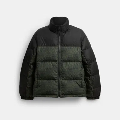 Coach Outlet Signature Down Jacket In Multi