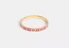 Coach Outlet Signature Enamel Hinged Bangle In Red