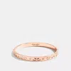 Coach Outlet Signature Hinged Bangle In Multi