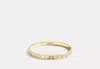 COACH OUTLET SIGNATURE HINGED BANGLE