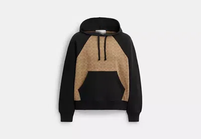 Coach Outlet Signature Hoodie In Organic Cotton In Multi