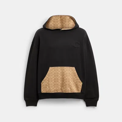 Coach Outlet Signature Hoodie In Tan Signature