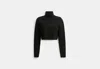 COACH OUTLET SIGNATURE KNIT CROPPED TURTLENECK