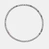 Coach Outlet Signature Link Tennis Necklace In Silver