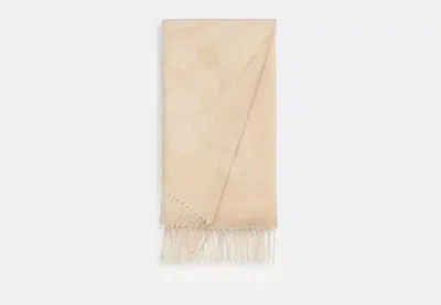 Coach Outlet Signature Oversized Muffler In White