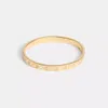 Coach Outlet Signature Pavé Hinged Bangle In Gold