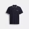 Coach Outlet Signature Polo In Blue