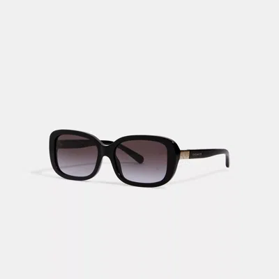 Coach Outlet Signature Rectangle Sunglasses In Black