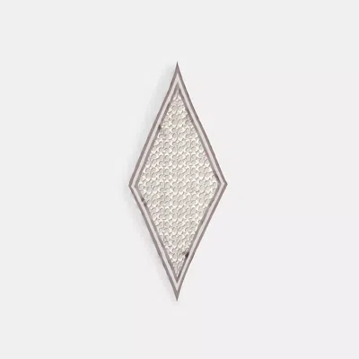 Coach Outlet Signature Silk Diamond Scarf In Nude