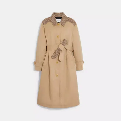 COACH OUTLET SIGNATURE TURNLOCK TRENCH