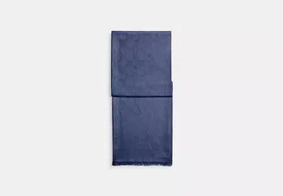 Coach Outlet Signature Wrap In Purple
