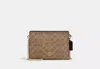 Coach Outlet Slim Crossbody Bag In Signature Canvas In Beige