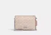 Coach Outlet Slim Crossbody Bag In Signature Canvas In Beige