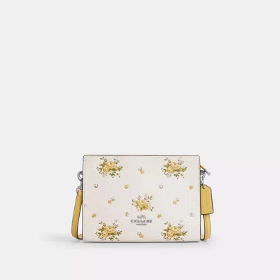 Coach Outlet Slim Crossbody Bag With Floral Print In Multi