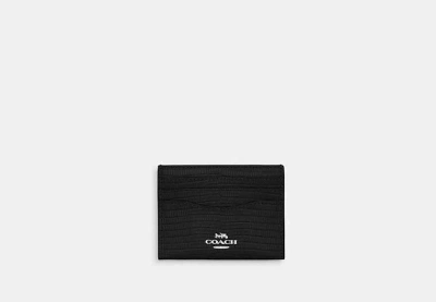 Coach Outlet Slim Id Card Case In Black