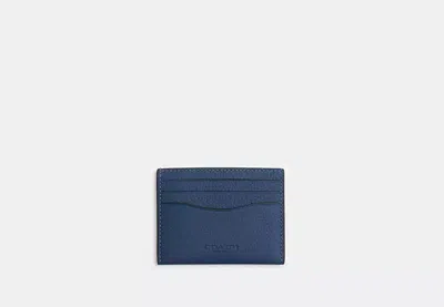 Coach Outlet Slim Id Card Case In Blue