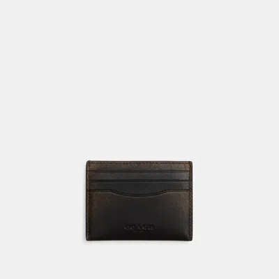 Coach Outlet Slim Id Card Case In Loved Leather In Pattern