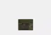 Coach Outlet Slim Id Card Case In Signature Camo Print In Multi