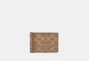 Coach Outlet Slim Money Clip Billfold Wallet In Signature Canvas In Multi