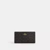 Coach Outlet Slim Zip Wallet In Signature Canvas