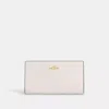 Coach Outlet Slim Zip Wallet In White