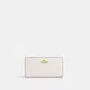 Coach Outlet Slim Zip Wallet In White
