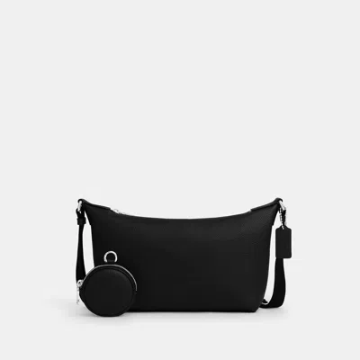 Coach Outlet Small Finn Crossbody Bag With Pouch In Black