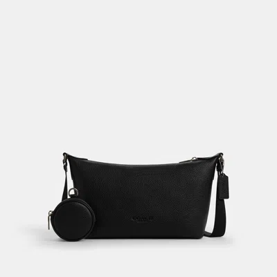Coach Outlet Small Finn Crossbody Bag With Pouch In Black