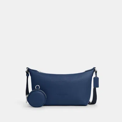 Coach Outlet Small Finn Crossbody Bag With Pouch In Blue