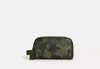 Coach Outlet Small Travel Kit In Signature Camo Print In Green