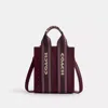 Coach Outlet Smith Mini Tote Bag In Burgundy