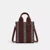 Coach Outlet Smith Mini Tote Bag In Signature Jacquard In Multi