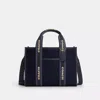 Coach Outlet Smith Tote Bag In Regenerative Cotton In Black