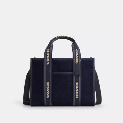 Coach Outlet Smith Tote Bag In Regenerative Cotton In Black