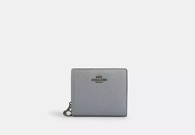 Coach Outlet Snap Wallet In Grey