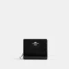 Coach Outlet Snap Wallet In Signature Jacquard In Silver