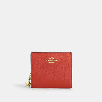 Coach Outlet Snap Wallet With Charm In Multi