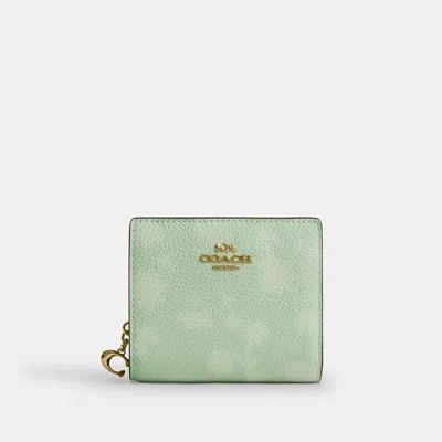 Coach Outlet Snap Wallet With Floral Print