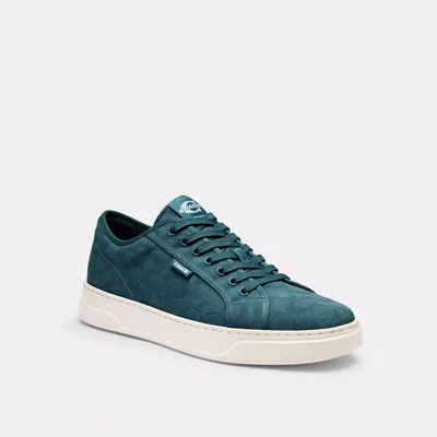 Coach Outlet Sneaker In Signature Jacquard In Blue