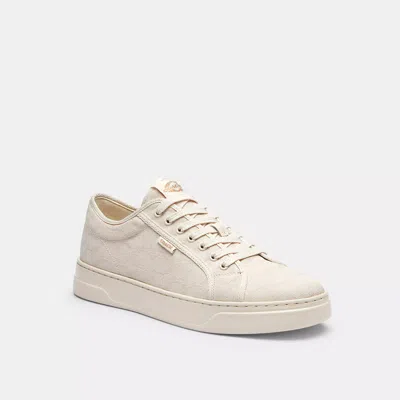Coach Outlet Sneaker In Signature Jacquard In White
